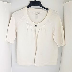 Tweeds cardigan, Size Medium,  Color White